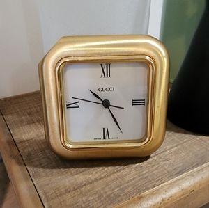 Vintage Gucci Desk Clock Circa 1980's